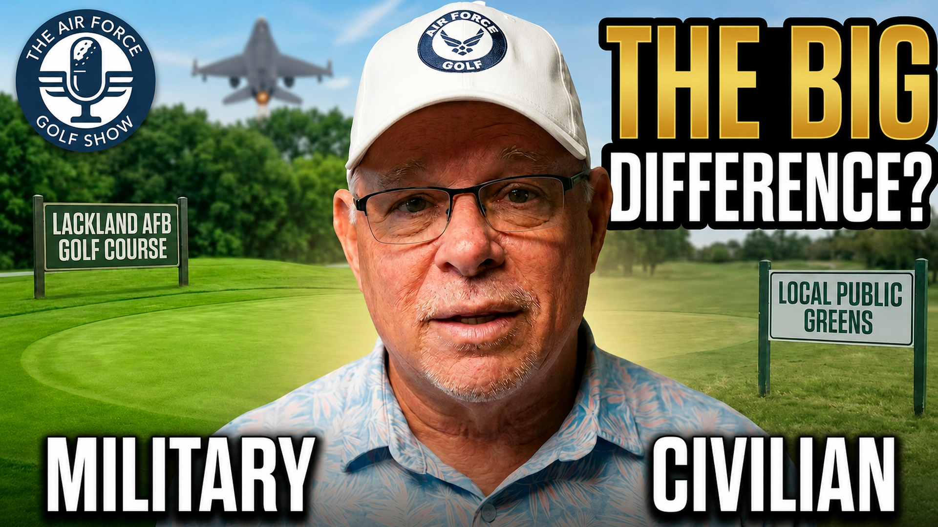 Military or Civilian Golf Courses? We Found the Difference | The Air Force Golf Show - S1E6
